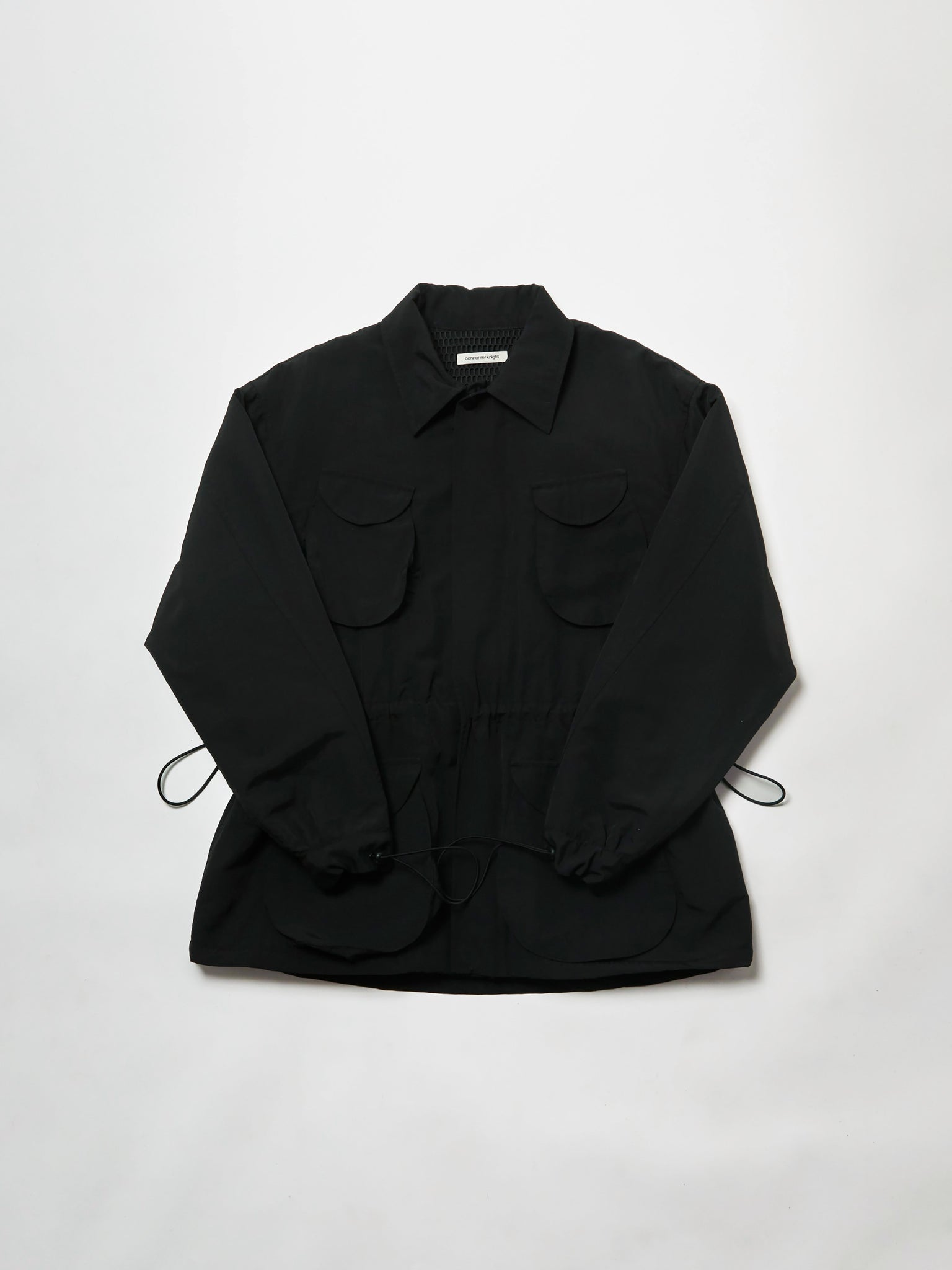 nylon M65 jacket - black