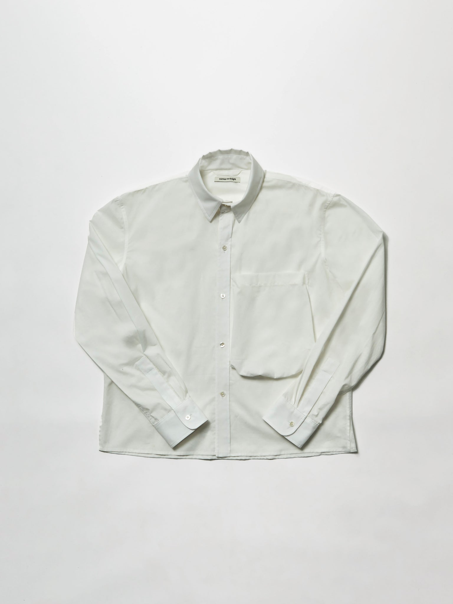 big pocket short shirt - white
