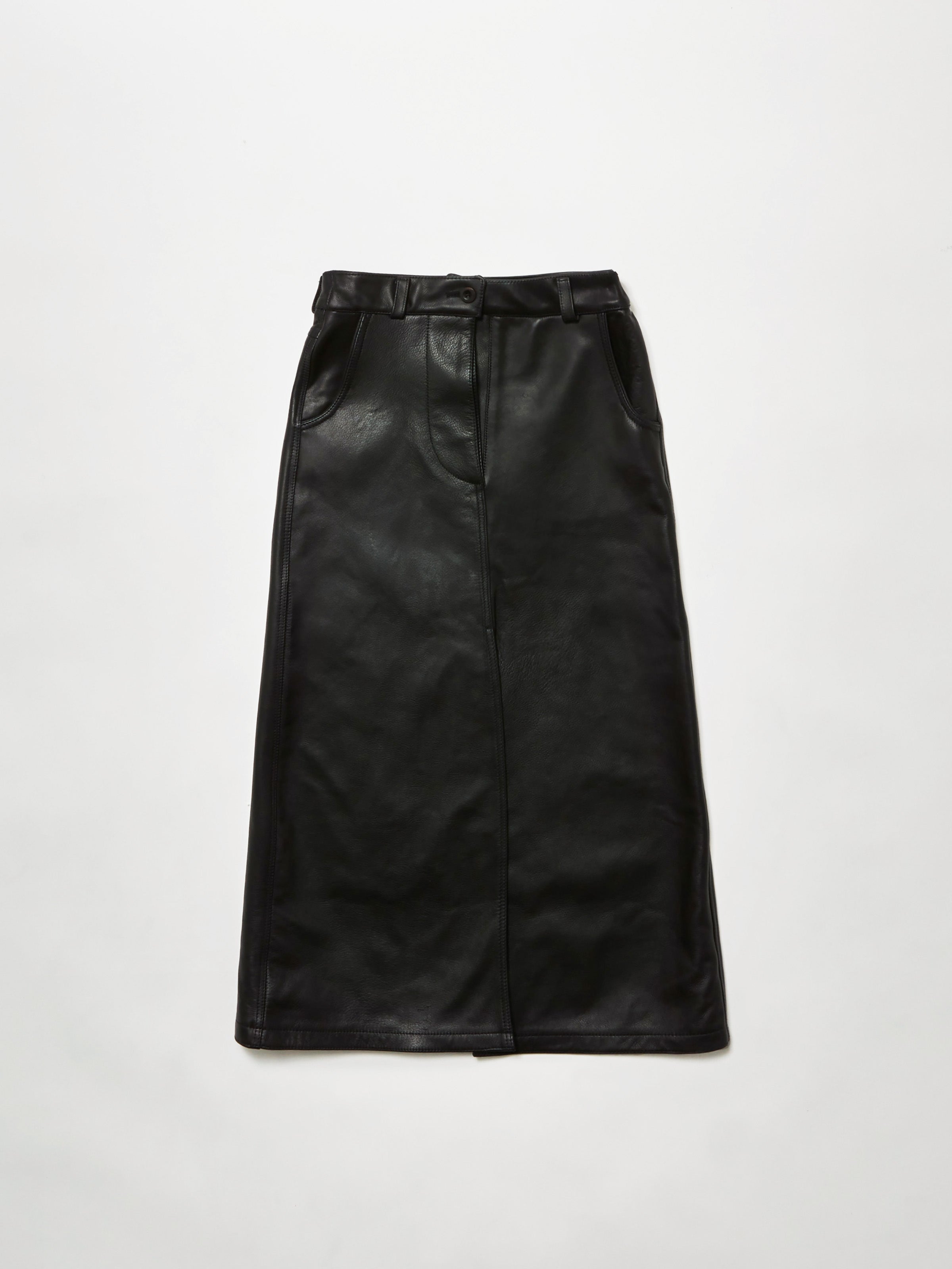 leather skirt - black – connor mcknight