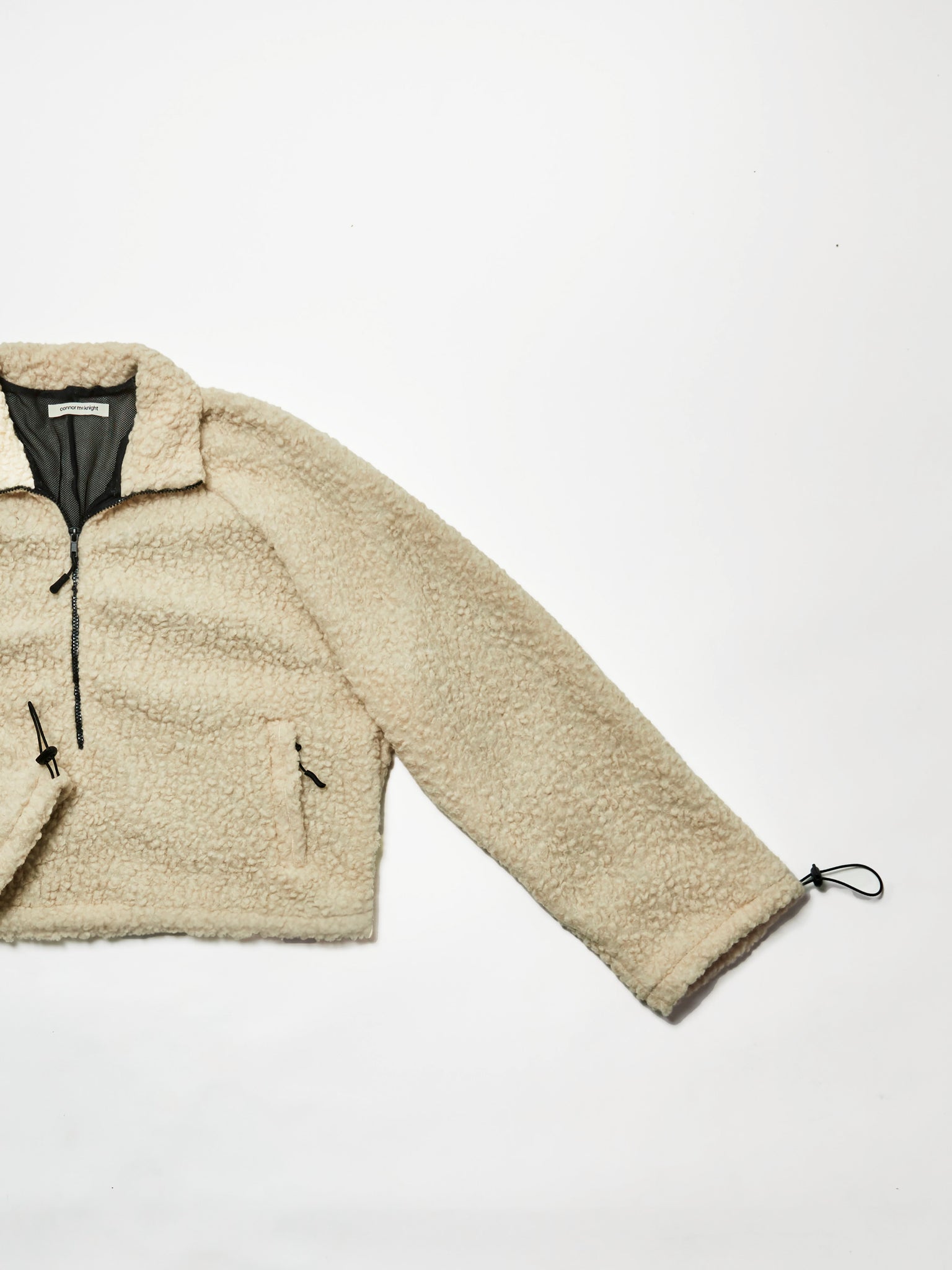 pullover fleece - ecru