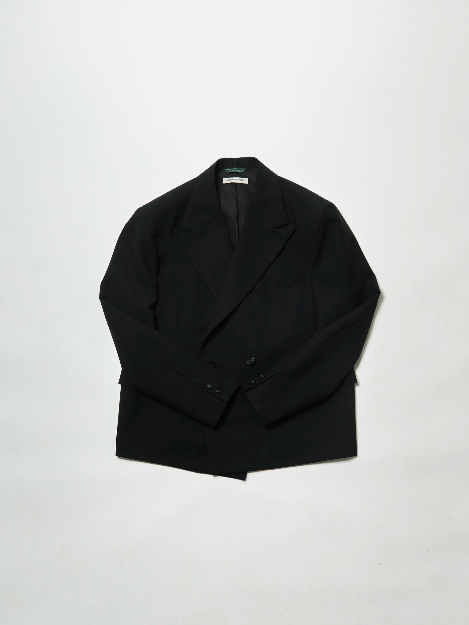 double breasted jacket - black