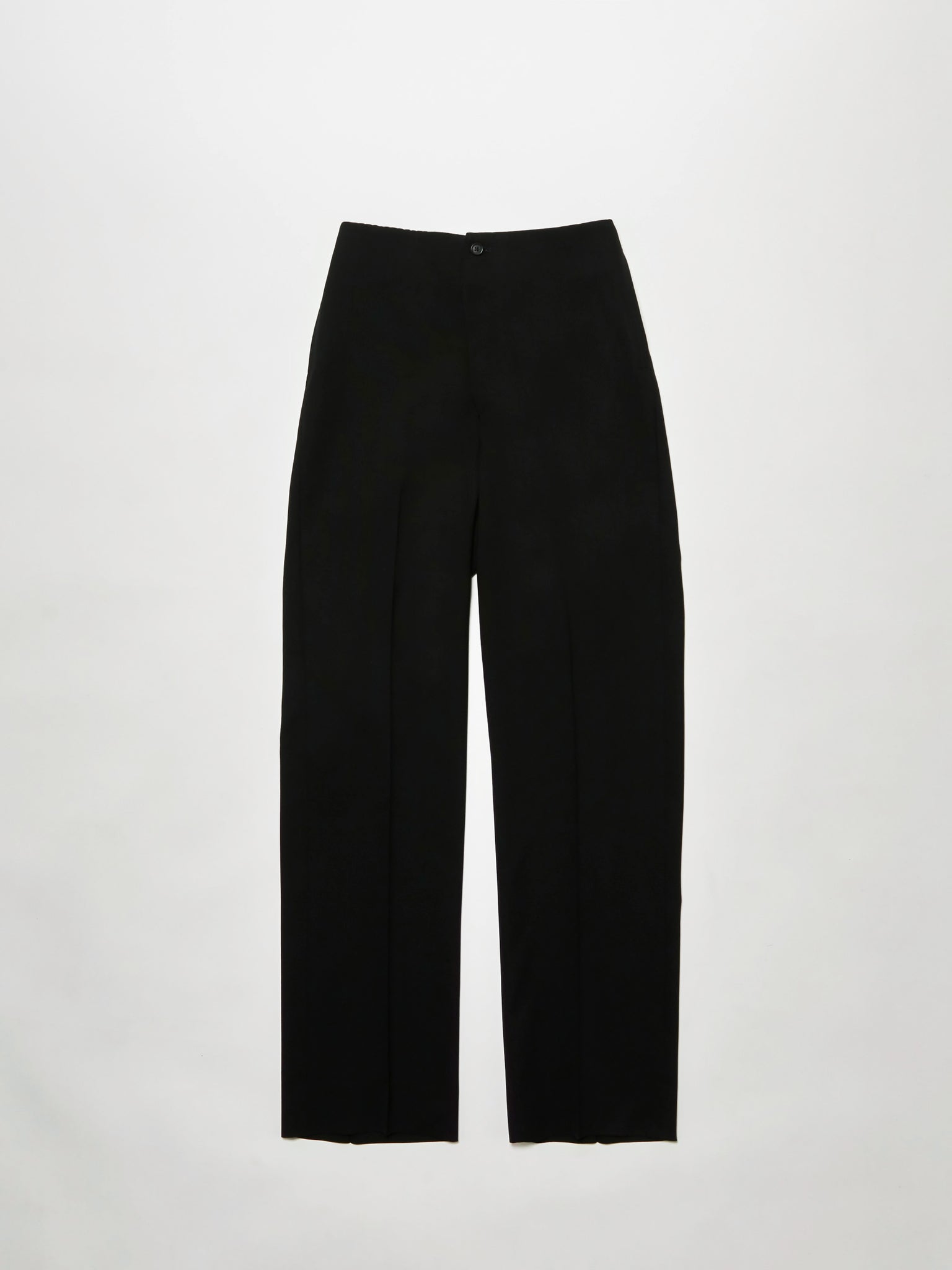 a pleated suiting trouser - black
