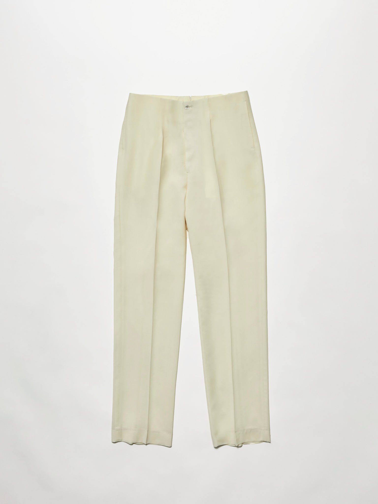 River Island tapered corduroy trousers in cream | ASOS